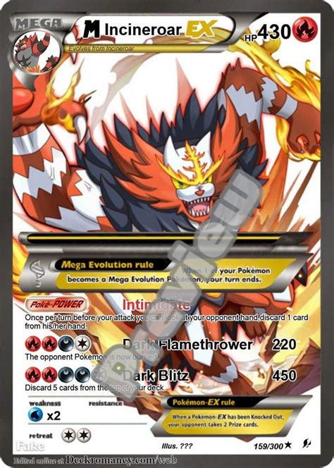 mega incineroar|incineroar gx pokemon card.